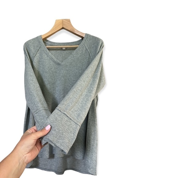 Wildfox Women’s Haley Brushed Grey Oversized Top, Large - Picture 5 of 9